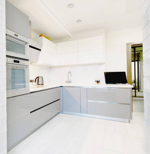 Белый кухонный гарнитур-Кухня МДФ в ПВХ «Модель 172»-фото7